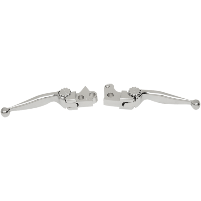 POWERSTANDS RACING LEVER SET JOURNEY HARLEY DAVIDSON CHROME (12 - 00607 - 20) - DRIVEN Canada's Powersports 12 - 00607 - 20