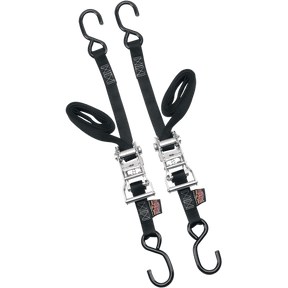 POWERTYE MFG. 1" RATCHET TIE DOWNS (PR) - Driven Powersports Inc.32272