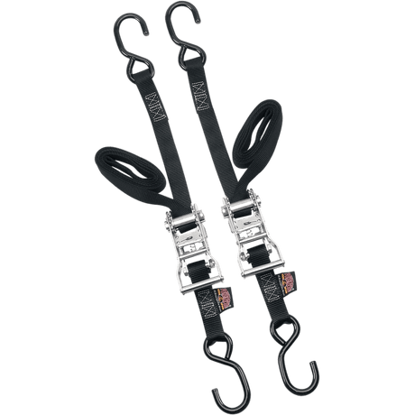 POWERTYE MFG. 1" RATCHET TIE DOWNS (PR) - Driven Powersports Inc.32272