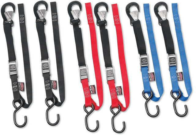 POWERTYE MFG. 1" SOFT TYE TIE DOWNS W/S/HOOKS PR - Driven Powersports Inc.23621 - S
