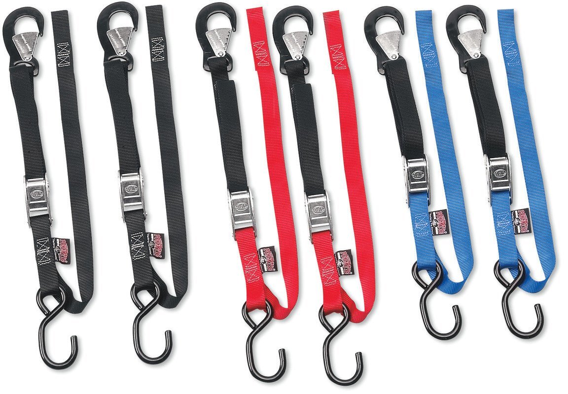 POWERTYE MFG. 1" SOFT TYE TIE DOWNS W/ S/HOOKS - Driven Powersports Inc.23622 - S