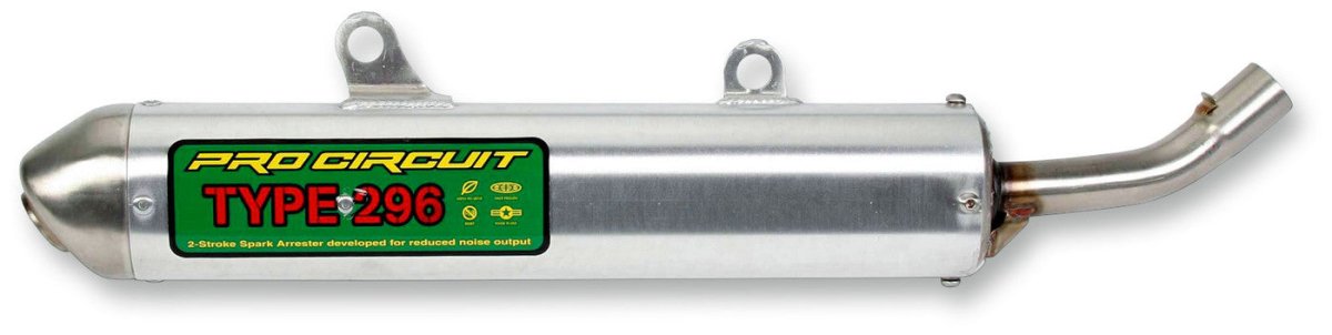 PRO CIRCUIT 02 - 08 RM250 TYPE 296 SILENCER W/SA (SS02250 - 296) - DRIVEN Canada's Powersports SS02250 - 296