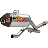 PRO CIRCUIT 03 - 19 CRF230F EXHAUST T - 6 SS W/CF END CAP - Driven Powersports Inc.0112023F