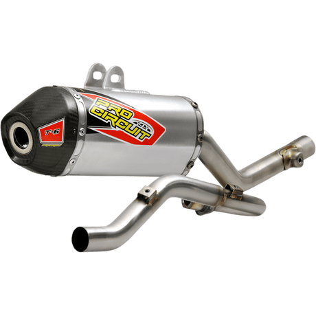 PRO CIRCUIT 03 - 19 CRF230F EXHAUST T - 6 SS W/CF END CAP - Driven Powersports Inc.0112023F