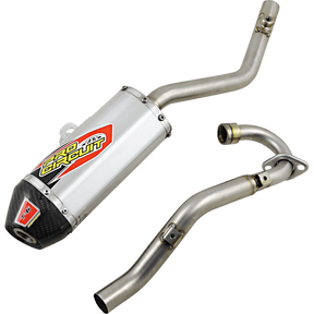 PRO CIRCUIT 03 - 19 CRF230F EXHAUST T - 6 SS W/CF END CAP - Driven Powersports Inc.0112023F