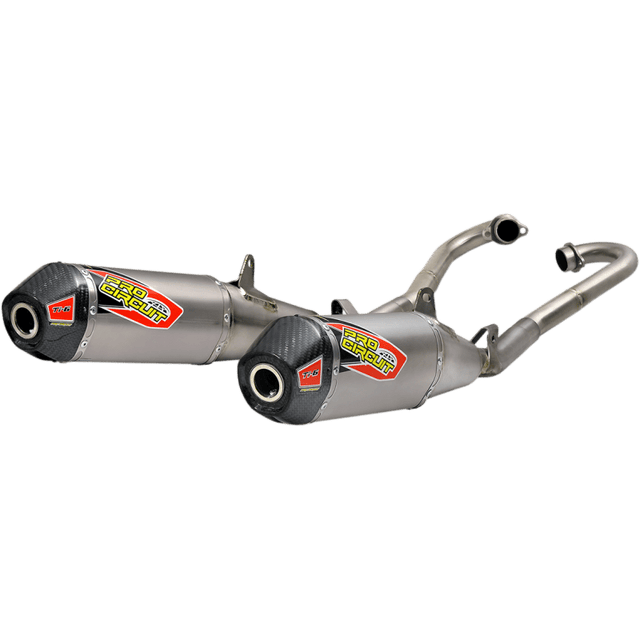 PRO CIRCUIT 18 - 19 CRF250R TI - 6 DUAL FS TI/CF TIP - Driven Powersports Inc.0311825F2