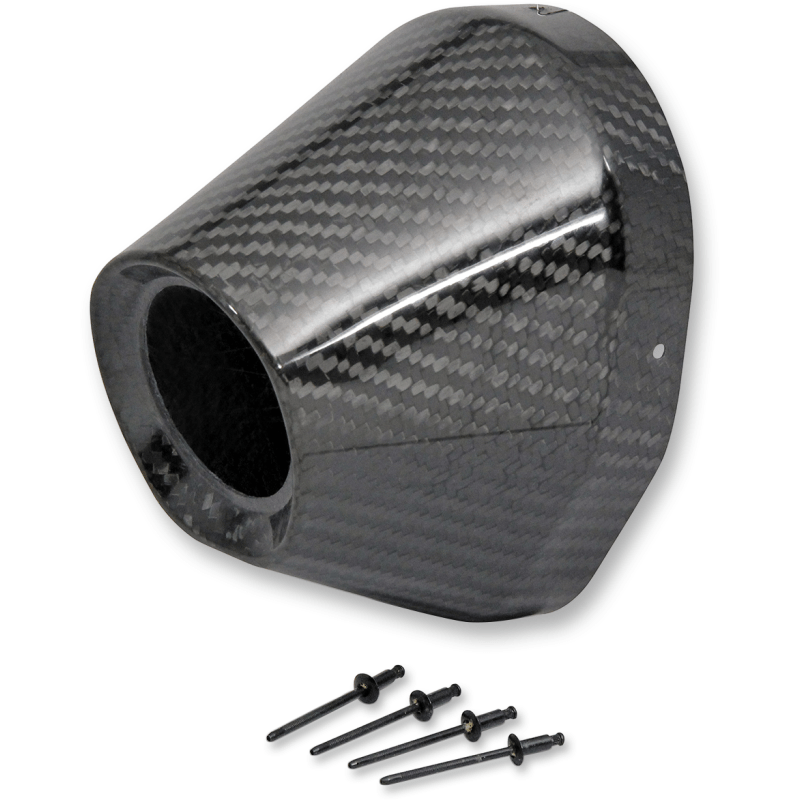 PRO CIRCUIT REPL 2012 CARBON END CAP 4.5" - 1 - 1/2 - Driven Powersports Inc.PC4022 - 0003