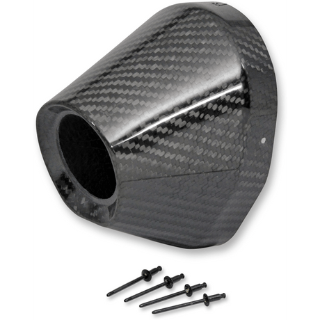 PRO CIRCUIT REPL 2012 CARBON END CAP 4.5" - 1 - 1/2 - Driven Powersports Inc.PC4022 - 0003