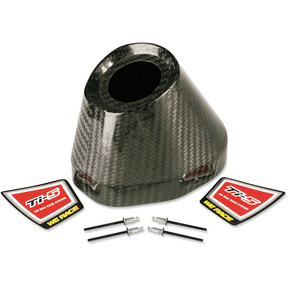 PRO CIRCUIT REPL 2012 CARBON END CAP 4.5" - 1 - 1/2 - Driven Powersports Inc.PC4022 - 0003