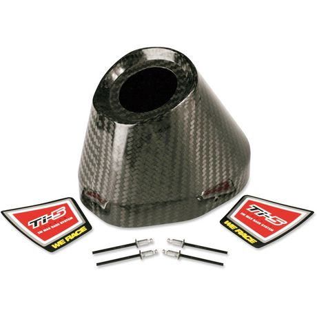 PRO CIRCUIT REPL 2012 CARBON END CAP 4.5" - 1 - 1/2 - Driven Powersports Inc.PC4022 - 0003