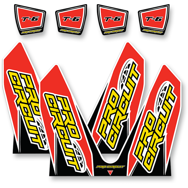 PRO CIRCUIT T - 6 WRAP AND E/C DECAL (DC14T6) - DRIVEN Canada's Powersports DC14T6