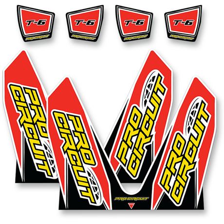PRO CIRCUIT T - 6 WRAP AND E/C DECAL (DC14T6) - DRIVEN Canada's Powersports DC14T6