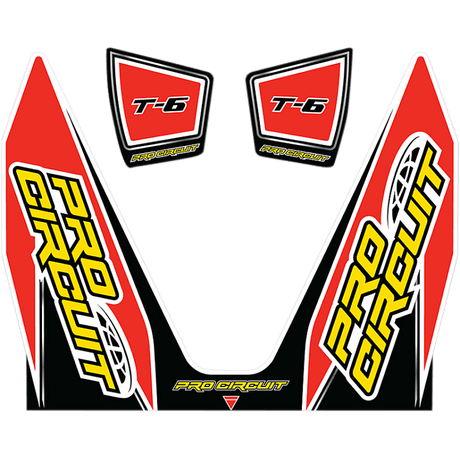 PRO CIRCUIT T - 6 WRAP AND E/C DECAL (YZ250F) (DC14T6 - YZ250F) - DRIVEN Canada's Powersports DC14T6-YZ250F