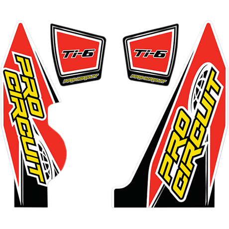 PRO CIRCUIT TI - 6 WRAP AND E/C DECALS (DC14TI6 - CRF) - DRIVEN Canada's Powersports DC14TI6 - CRF