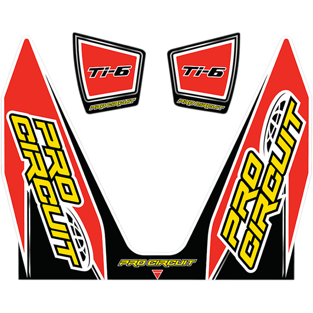 PRO CIRCUIT TI - 6 WRAP AND E/C DECALS (DC14TI6 - CRF) - DRIVEN Canada's Powersports DC14TI6 - CRF