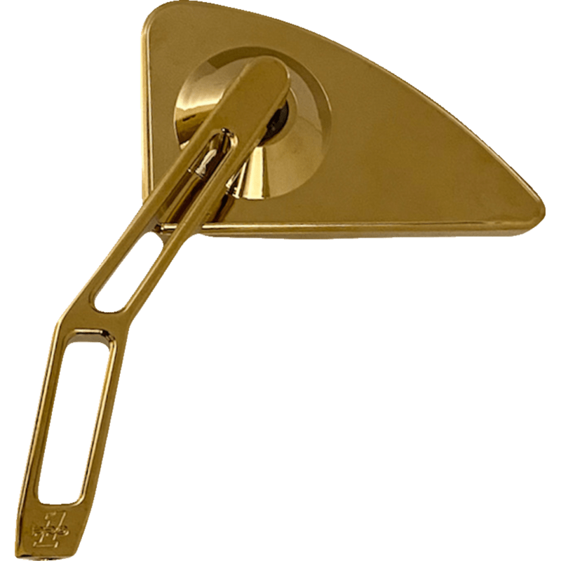 PRO - ONE PERF.MFG. MIRROR, MINI TD,V2 CUT OUT STEM, LEFT,GLD TIN COATED (102120TIN) - DRIVEN Canada's Powersports 102120TIN