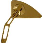 PRO - ONE PERF.MFG. MIRROR, MINI TD,V2 CUT OUT STEM, LEFT,GLD TIN COATED (102120TIN) - DRIVEN Canada's Powersports 102120TIN