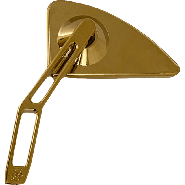 PRO - ONE PERF.MFG. MIRROR, MINI TD,V2 CUT OUT STEM, LEFT,GLD TIN COATED (102120TIN) - DRIVEN Canada's Powersports 102120TIN