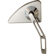 PRO - ONE PERF.MFG. MIRROR, MINI TD,V2 CUT OUT STEM, RIGHT, CHROME (102130) - DRIVEN Canada's Powersports 102130