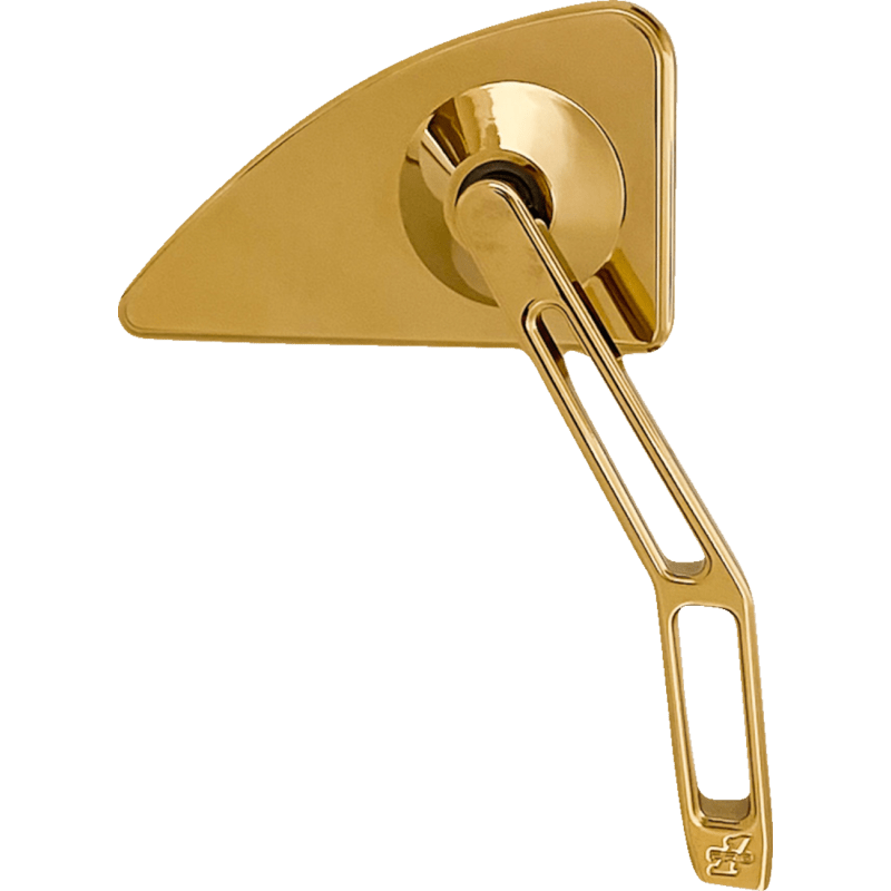 PRO - ONE PERF.MFG. MIRROR, MINI TD,V2 CUT OUT STEM, RIGHT,GLD TIN (102130TIN) - DRIVEN Canada's Powersports 102130TIN