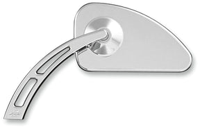 PRO - ONE PERF.MFG. MIRROR TEAR DROP CUTOUT STEM SMTH CHR L (102510) - DRIVEN Canada's Powersports 102510
