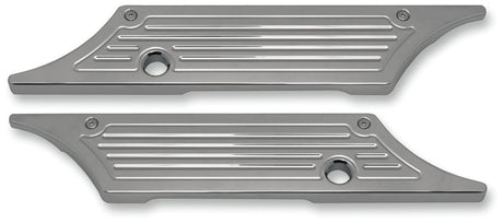PRO - ONE PERF.MFG. SADDLE BAG LATCH CVRS B/MILL CHROME (104720) - DRIVEN Canada's Powersports 104720