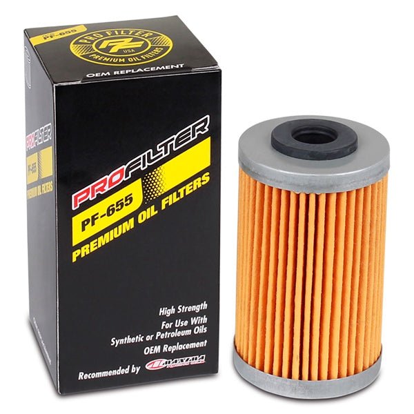 PROFILTER PREMIUM OIL FILTER (CARTRIDGE) (PF - 655) - DRIVEN Canada's Powersports 851211000606PF - 655