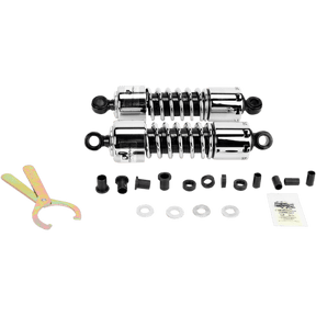 PROGRESSIVE SUSPENSION 11.0" FXR/XL 412 STD CHROME SHOCKS - Driven Powersports Inc.412 - 4005C412 - 4005C