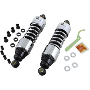 PROGRESSIVE SUSPENSION 11.5" 06 - 16 FLH/FLT 412 STD CHROME SHCKS - Driven Powersports Inc.412 - 4074C412 - 4074C