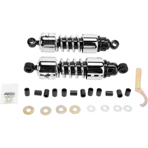 PROGRESSIVE SUSPENSION 11.5" CHROME CRUISER 412 - SERIES SHOCKS - Driven Powersports Inc.412 - 4201C412 - 4201C