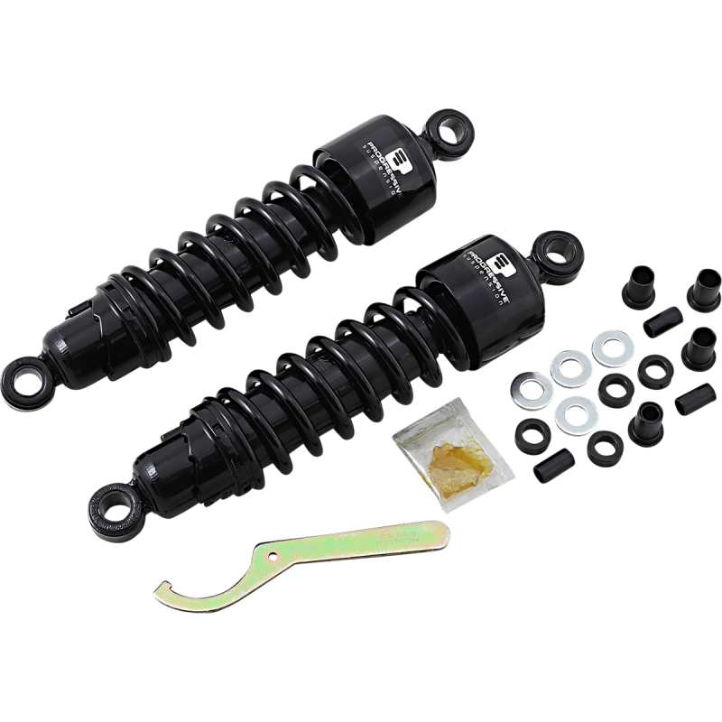 PROGRESSIVE SUSPENSION 12.0" 06 - 17 FLH/FLT 412 STD SHOCKS - Driven Powersports Inc.412 - 4079B412 - 4079B