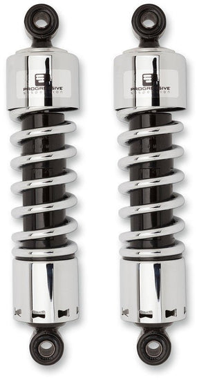 PROGRESSIVE SUSPENSION 12.0" 91 - 17 DYNA 412 STD CHROME SHOCKS - Driven Powersports Inc.412 - 4036C412 - 4036C