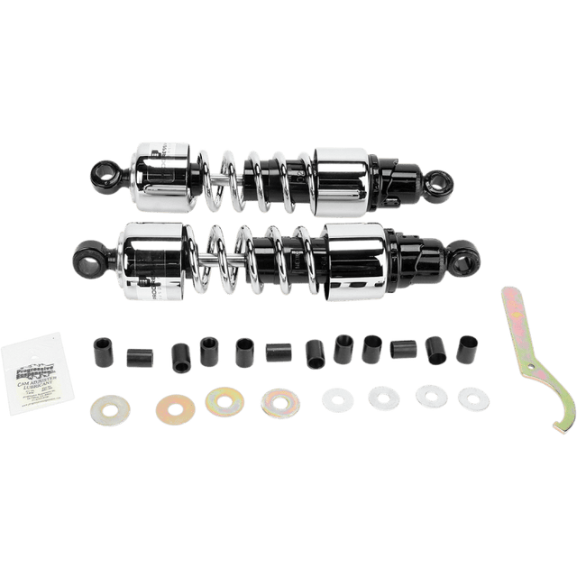 PROGRESSIVE SUSPENSION 13.0" CHROME CRUISER 412 - SERIES SHOCKS - Driven Powersports Inc.412 - 4212C412 - 4212C