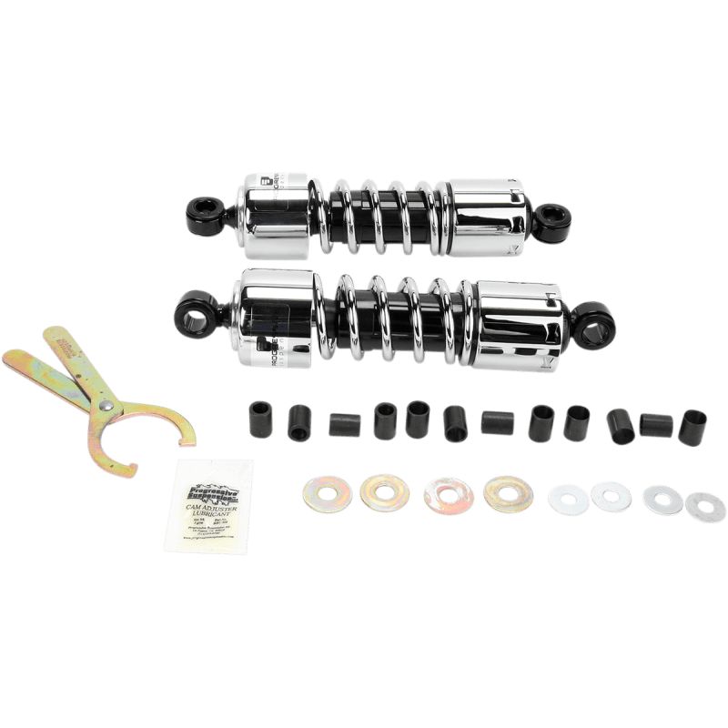 PROGRESSIVE SUSPENSION 11.0" CHROME CRUISER 412 - SERIES SHOCKS (412 - 4233C) - DRIVEN Canada's Powersports 412 - 4233C412 - 4233C
