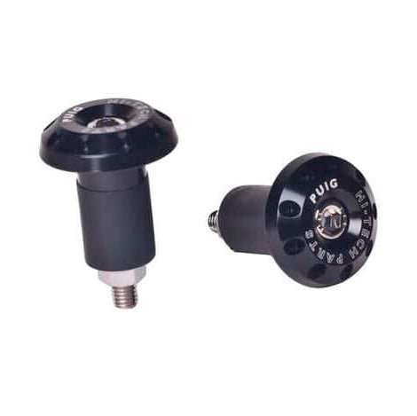 Puig Bar Ends Aluminium Race Universal Black - DRIVEN Canada's Powersports 62220000007896222N