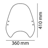 PUIG CUSTOM II WINDSCREEN CLEAR - Driven Powersports Inc.84355293470840336W