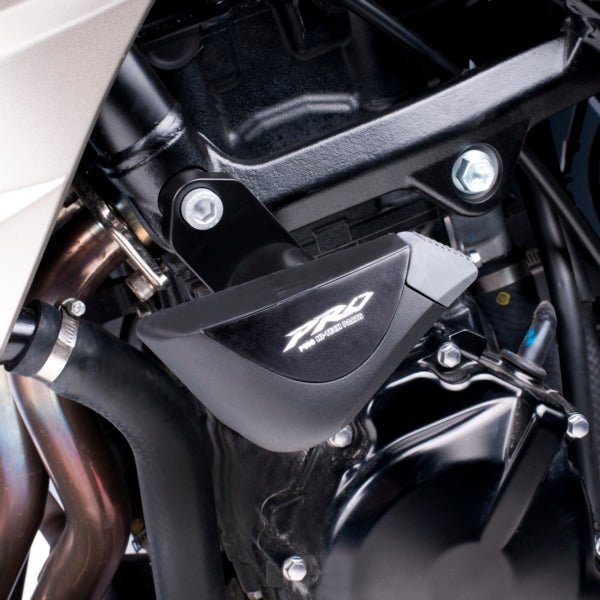 Puig Frame Sliders Pro (Suzuki) GSR750 Black - DRIVEN Canada's Powersports 84365717151737704N