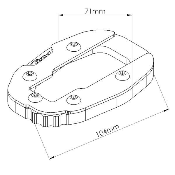Puig Kickstand Extension - DRIVEN Canada's Powersports 843552931675220208N
