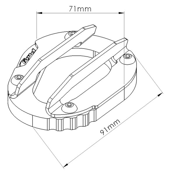 PUIG KICKSTAND EXTENSION - DRIVEN Canada's Powersports 843552932586020459N