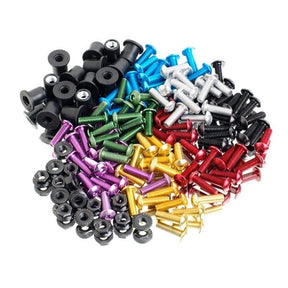 PUIG SCREW KIT WINDSHIELD W/NUT Black - Driven Powersports
