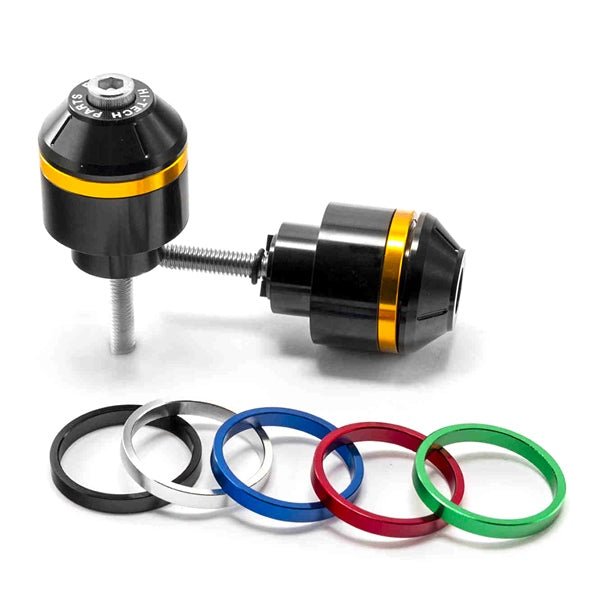 PUIG SHORT BAR END W/RINGS (HONDA) BLACK - DRIVEN Canada's Powersports 80340000007868034N
