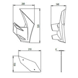 PUIG SIDE SPOILER DOWNFORCE - DRIVEN Canada's Powersports 84355293217873882V