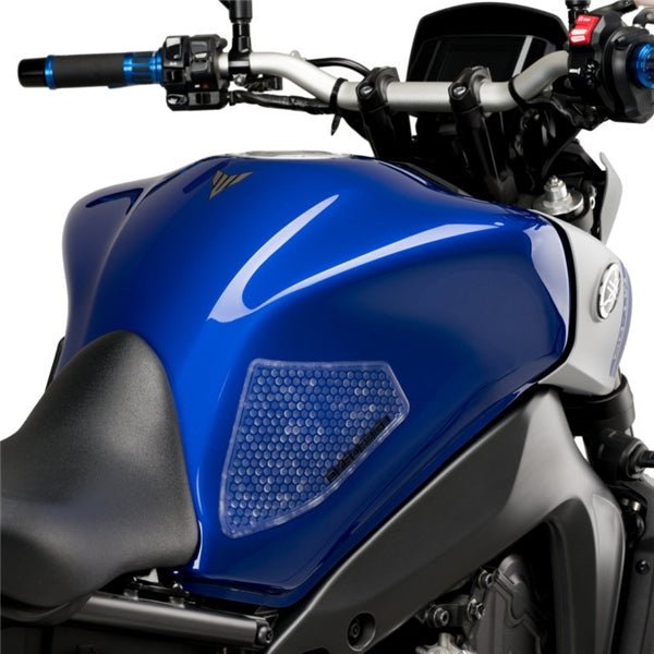 PUIG SPECIFIC SIDE TANK PAD BLACK (YAMAHA) - DRIVEN Canada's Powersports 843552933223320740W