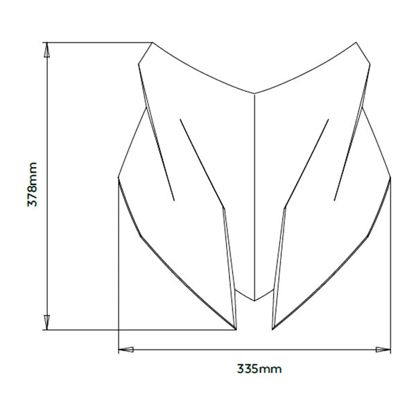 PUIG SPORT SCREEN DSMK BMW (20460F) - DRIVEN Canada's Powersports 1900 - 01 - 0020460F