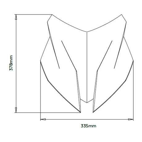 PUIG SPORT SCREEN DSMK BMW (20460F) - DRIVEN Canada's Powersports 1900 - 01 - 0020460F