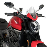 PUIG SPORT WINDSCREEN BLACK (DUCATI) MONSTER 937 - Driven Powersports Inc.843552933346920688W