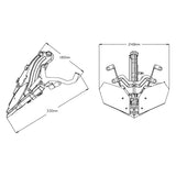 Puig Support M.E.M. For (Yamaha) Black - DRIVEN Canada's Powersports 84365717192709955N