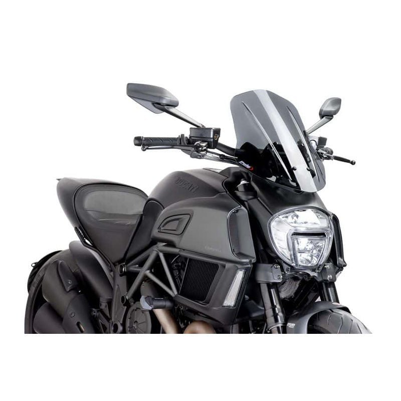 PUIG TOURING WINDSCREEN DIAVEL DARK SMOKE (7570F) - Driven Powersports Inc.75700000007047570F