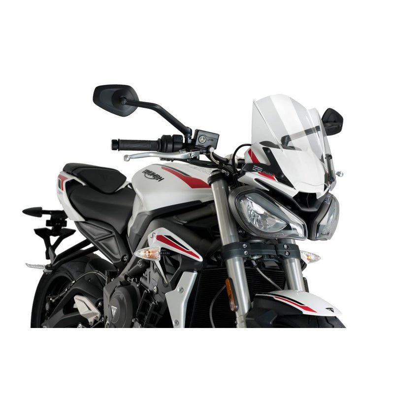 PUIG WINDSHIELDS. NEW GENERATION. SPORT TRIUMPH STREET TRIPLE S (20432W) - DRIVEN Canada's Powersports 843552932524220432W