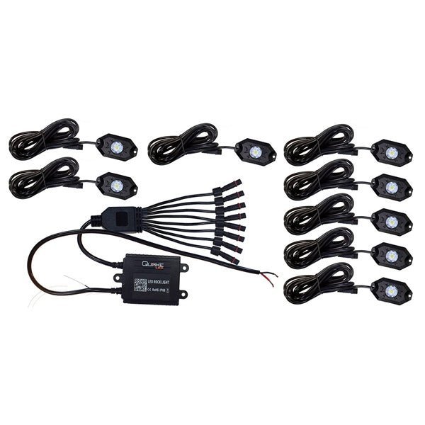 Quake LED Rock Light Kit RGB/White - DRIVEN Canada's Powersports 779420717675QTL1036